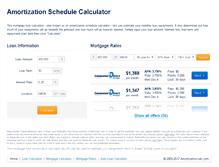 Tablet Screenshot of amortization-calc.com